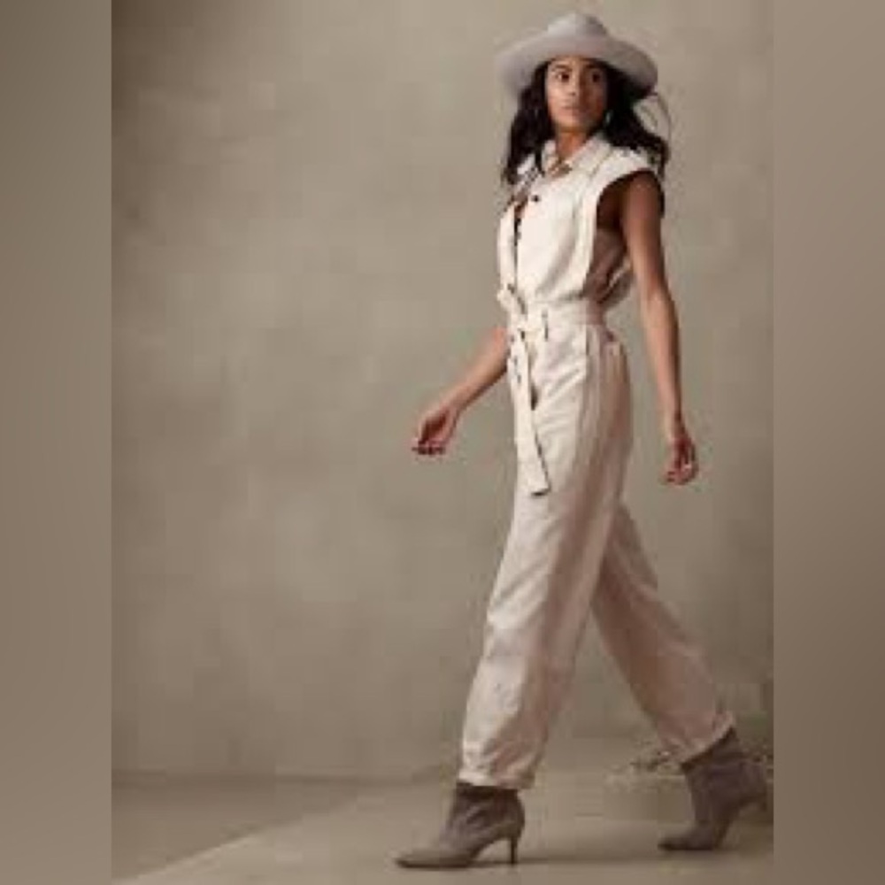 Elegant Cream Jumpsuit